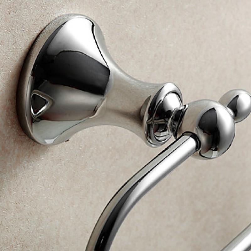 Mirror Polished Fishinging Bathroom Accessories Solid Brass Material Toilet Paper Holders